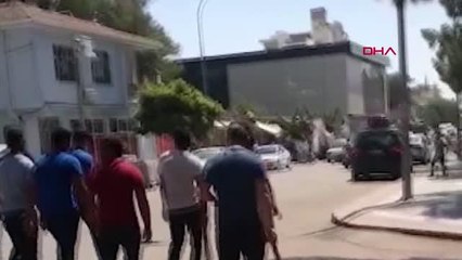 ŞANLIURFA'DA TAŞLI SOPALI KAVGA KAMERADA