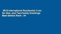 2015 International Residential Code for One- and Two-Family Dwellings  Best Sellers Rank : #4