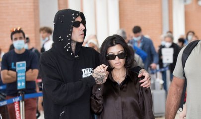 Kourtney Kardashian Got Cozy With Travis Barker in Silk Pajamas at Venice Film Festival