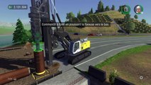 CONSTRUCTION SIMULATOR 3 PART 17:  ON FAIT UN FORAGE ROTATIF POUR BÂTIR UN PONT (DÉBUT)