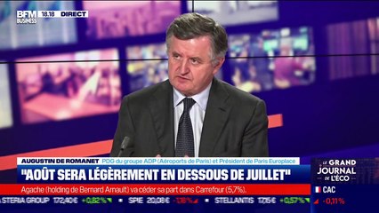Augustin de Romanet (ADP) : Record de trafic pour ADP au mois de juillet - 31/08
