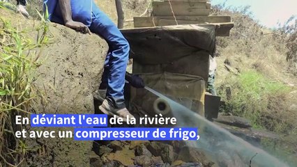 Malawi : une turbine rudimentaire, pour éclairer tout un village