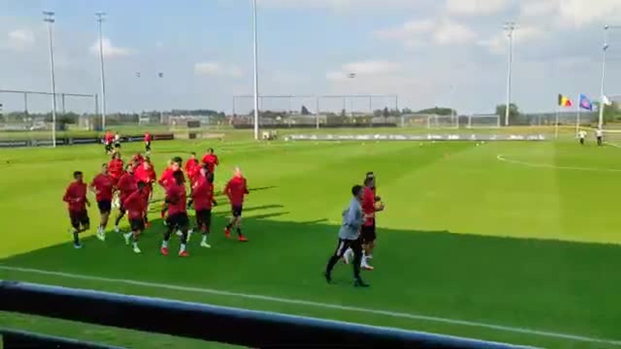 Diables rouges: entraînement du 31 aout 2021