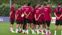 A Milli Takım, Karadağ maçı hazırlıklarını tamamladı