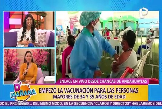 D´Mañana: vacunación contra Covid-19 en estadio Chancas de Santa Anita será hasta las 07:00 p.m.