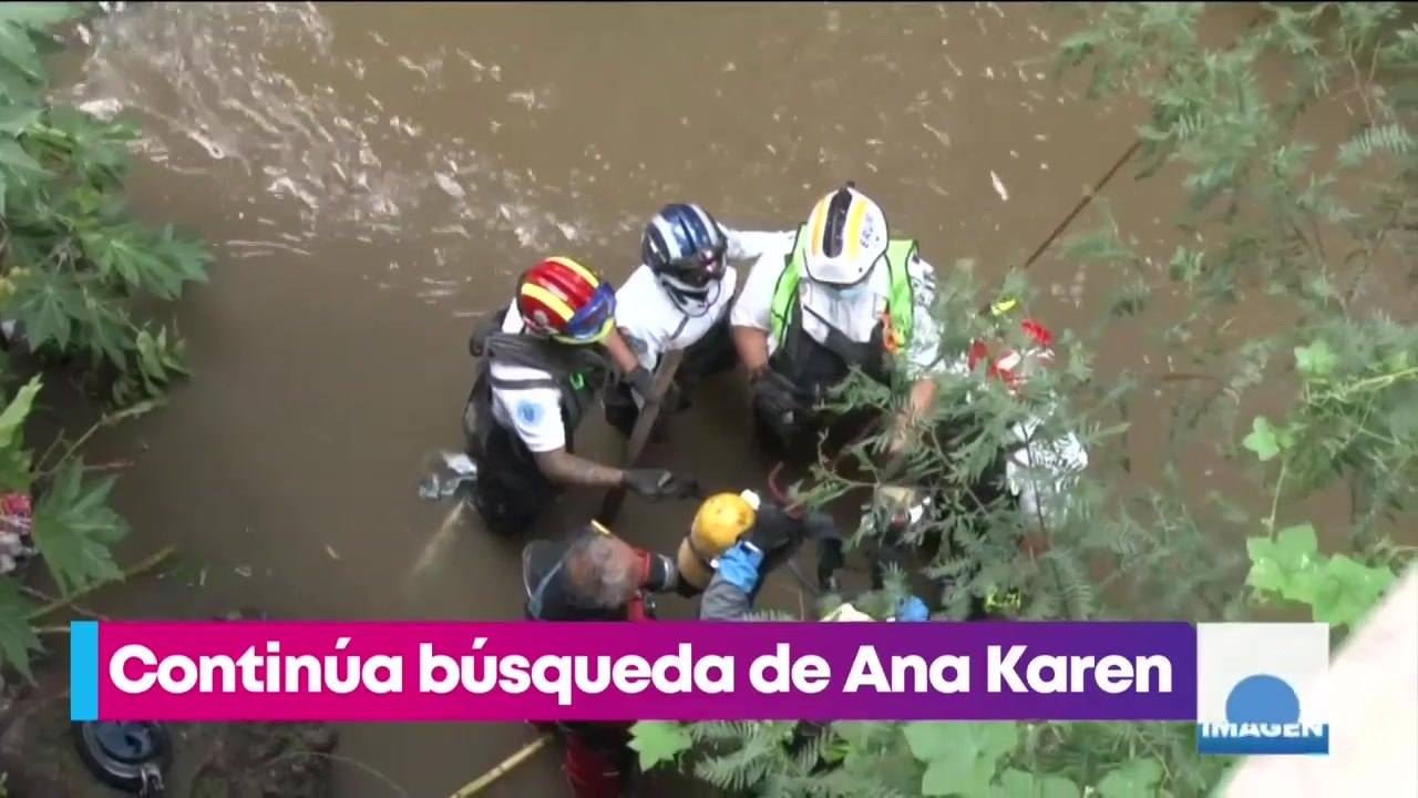 Continúa la búsqueda de la joven arrastrada por una corriente en Tlalnepantla