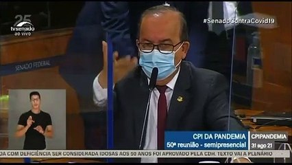 Omar Aziz e Jorginho Mello batem boca sobre próximos depoentes da CPI da COVID