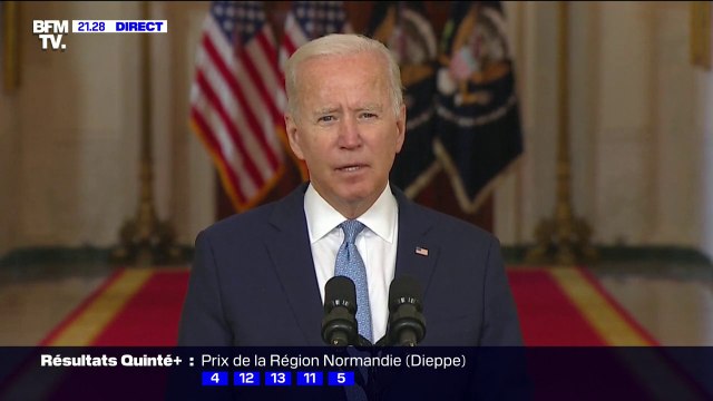 Joe Biden sur l'Afghanistan: Nous avons terminé l'un des plus grands ponts aériens de l'Histoire avec plus de 120.000 personnes évacuées
