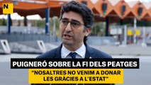 Puigneró sobre la fi dels peatges: 