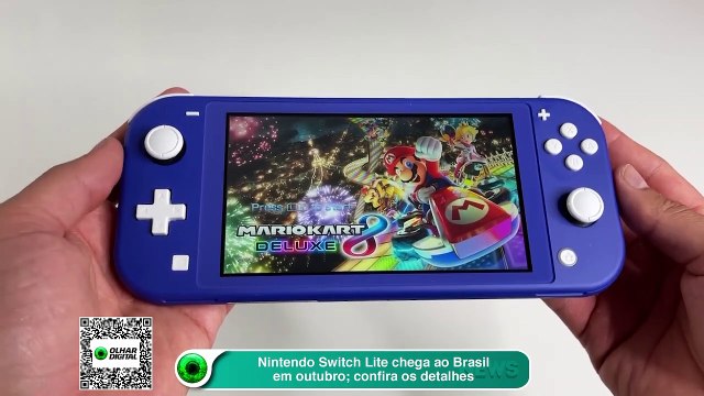 Nintendo Switch Lite chega ao Brasil em outubro; confira os detalhes