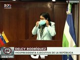 Vicepdta. Delcy Rodríguez da la bienvenida a la nueva presidencia de  la CAF en Venezuela