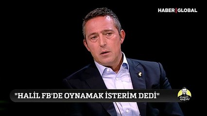 Ali Koç'tan Sergen Yalçın açıklaması