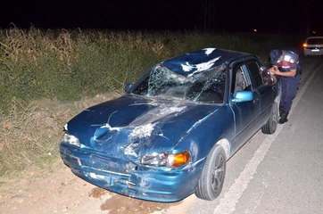 Otomobilin çarptığı bisikletli yaşamını yitirdi