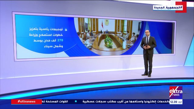 إكسترا نيوز تعرض تقريرا حول جهود تحقيق التنمية الشاملة فى سيناء