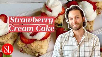 Tips From The Test Kitchen  -  Strawberry and Cream Cake