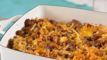 Sausage-Hash Brown Breakfast Casserole