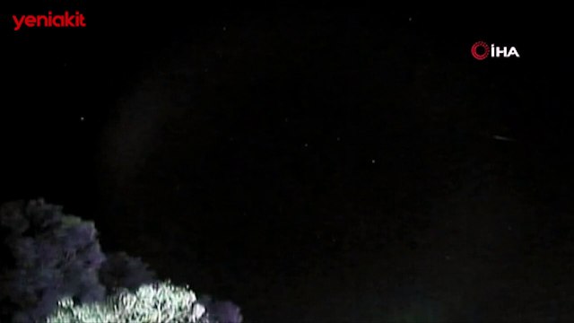Atmosfere giren meteor 12 saniye boyunca kayıt altına alındı! İşte o anlar...