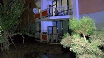 Ankara'da dere yatağı kenarındaki binaları su bastı