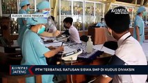 PTM Terbatas, Ratusan Siswa SMP di Kudus Divaksin