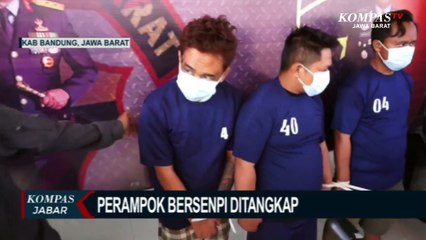 Polisi Tangkap 3 Dari 4 Perampok Bersenpi di Bojongsoang