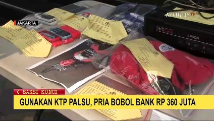 Pria Bobol Bank Pemerintah Menggunakan Kartu Kredit dan Identitas Palsu
