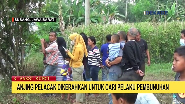 Cari Pelaku Pembunuhan Ibu dan Anak, Anjing Pelacak Dikerahkan