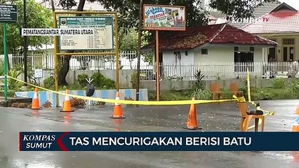 Tas Mencurigakan di Pematangsiantar Berisi Batu