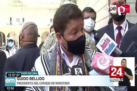 Bellido sobre posible renuncia Maraví: El presidente es el que toma la decisión