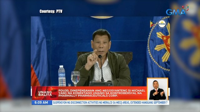 PDU30, dinepensahan ang negosyanteng si Michael Yang na konektado umano sa kontrobersyal na Pharmally Pharmaceuticals Corp. | UB
