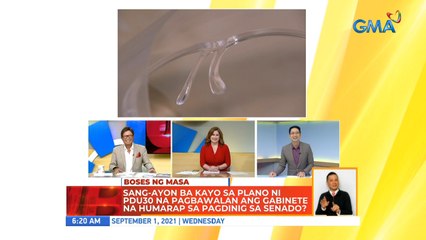 Sang-ayon ba kayo sa plano ni PDU30 na pagbawalan ang gabinete na humarap sa pagdinig sa Senado? | UB
