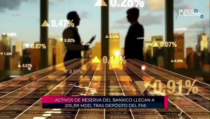 Pesos y Contrapesos: activos de reserva de banxico llegan a 205,391mdd tras depósito del FMI