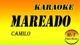 Camilo - Mareado - Karaoke Instrumental Lyrics Letra