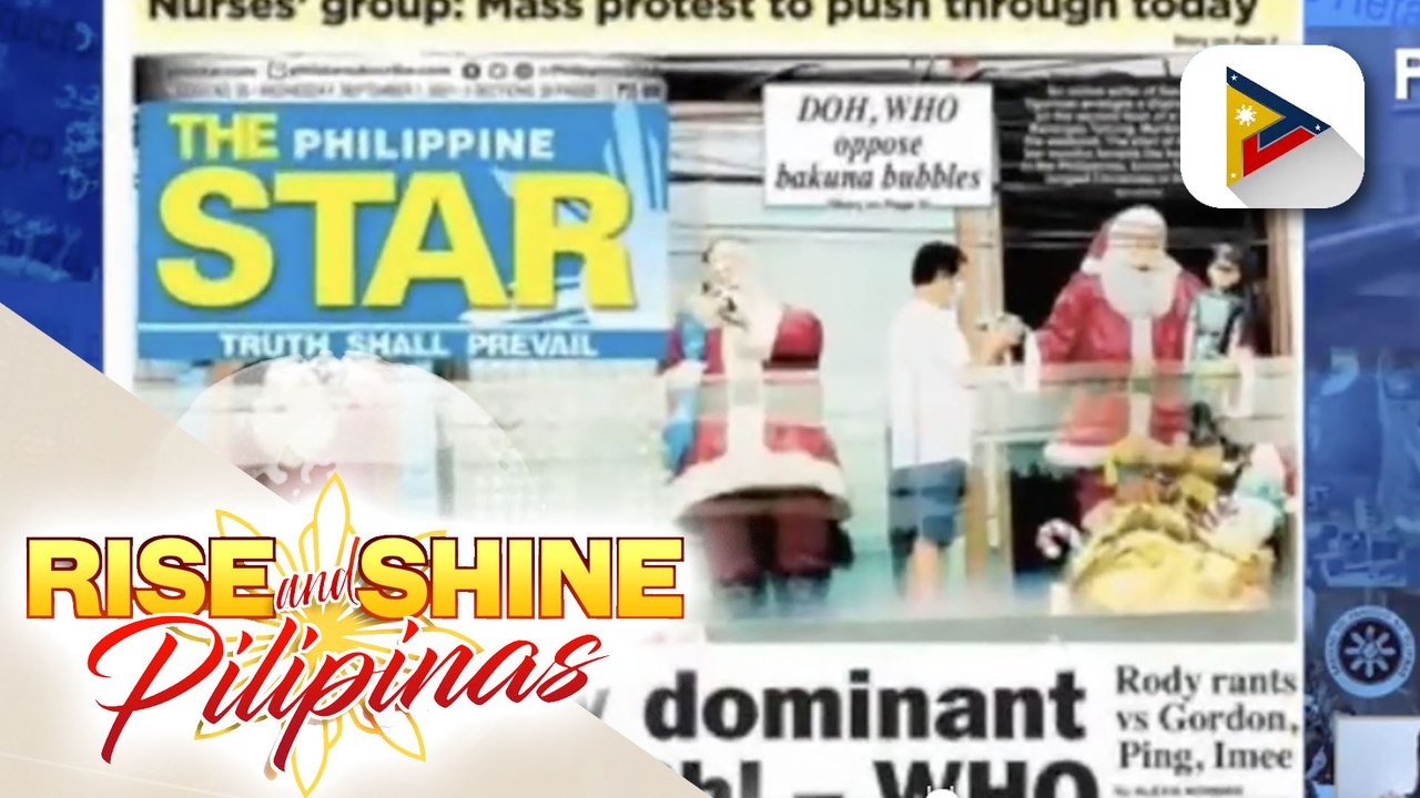 HEADLINES: Kahit bakunado na ay maaari pa ring mahawahan ng COVID-19 Delta variant ayon sa mga eksperto; FDA, pinaalalahanan  din ang publiko sa paggamit ng Ivermectin