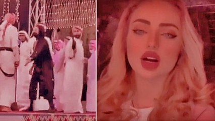 فتاة الباحة تعتذر للسعوديين بعد اقتحامها العرضة