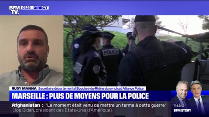 Rudy Manna, du syndicat d'Alliance Police, demande plus "de places de prison" à Marseille