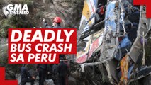 Deadly bus crash sa Peru | GMA News Feed