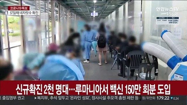 신규확진 2천 명대…루마니아서 백신 150만 회분 도입