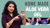 வீட்டிலேயே Aloe Vera Gel செய்வது எப்படி? | DIY Aloe Vera Gel at home  | Vasundhara Tips | Say Swag