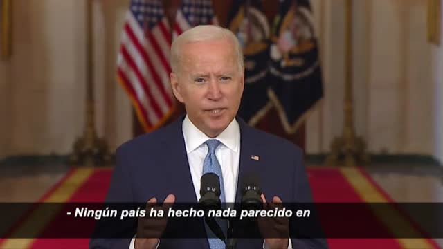 Joe Biden califica la evacuación de las tropas de Afganistán como un éxito extraordinario