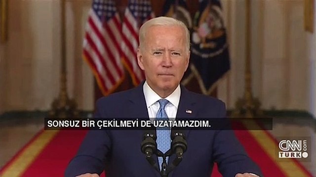 ABD Başkanı Joe Biden'den Afganistan açıklaması