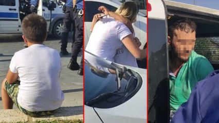 Yanında çocuğuyla 50 kilometre polisten kaçtı