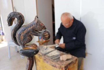 ZONGULDAK - El emeği baston yapımını gelecek nesillere aktarmaya çalışıyor