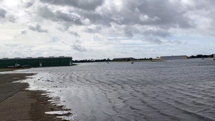 New Orleans Lakefront Airport Flooded After Hurricane Ida