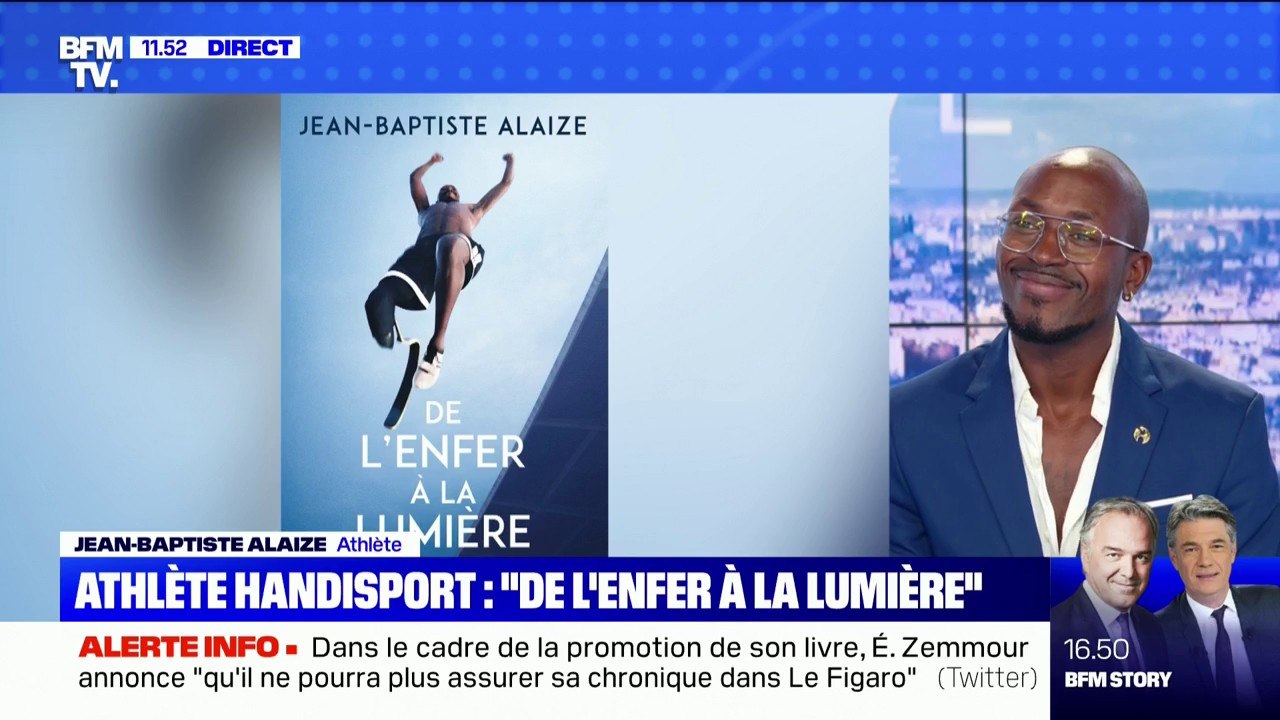 "De l'enfer à la lumière", l'athlète handisport Jean-Baptiste Alaize témoigne de son parcours sur BFMTV