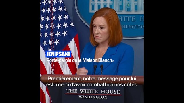 Interrogée sur la situation d'un interprète afghan coincé à Kaboul, la Maison-Blanche botte en touche