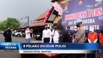 Satresnarkoba Polres Serang Kota Polda Banten Tangkap Delapan Pelaku Penyalahguna Narkoba