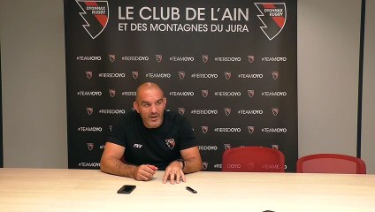 point infirmerie avant J2