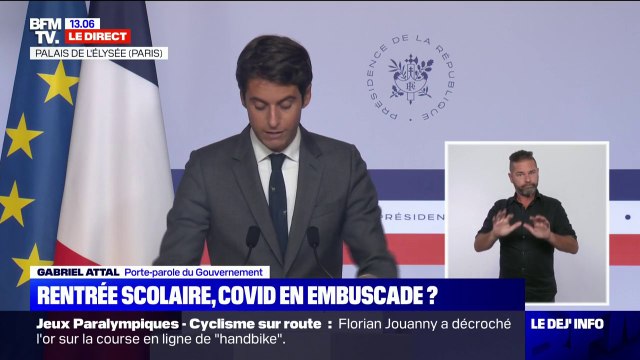 Gabriel Attal: Nous pouvons être au fiers d'être l'un des pays au monde, et celui de l'Union européenne, qui a le plus maintenu ses établissements scolaires ouverts