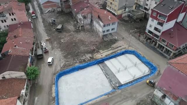 KASTAMONU - Bozkurt'taki sel felaketinin 21'inci gününde çalışmalar aralıksız sürüyor