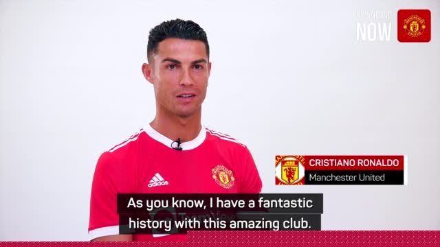 Ronaldo 'back home' after re-signing for United